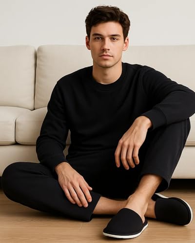 Image of Travelkhushi Unisex House Slippers For Winter & Summer Carpet Slippers for Bedrooms Indoor Home Slipper Comfy Soft Cozy Flip Flops