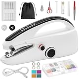 Bearfire Handheld Sewing Machine Heavy Duty & Portable, 2-Speed Mini Sewing Machine with Sewing Kit & Storage Bag for Beginners, Adults, DIY, Home, Travel, Quick Clothing Repairs