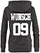 Produktbild Luckja Pärchen Partnerlook Hoodie für Damen Herren Kinder Hoodie | Individualisierbar mit Namen und Nummer