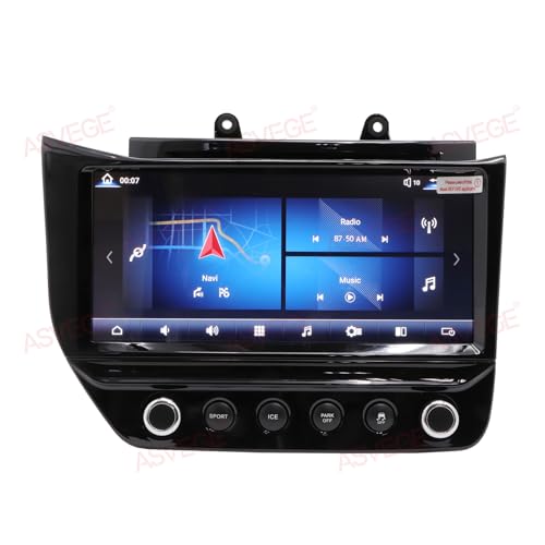 ASVEGE Impianto stereo auto 10.4 pollici per Maserati GT GranTurismo 2007-2018 Multimedia Player GPS Navigation Carplay& Andriod Auto WiFi 4G Radio Ricevitore di ricambio Head Unit