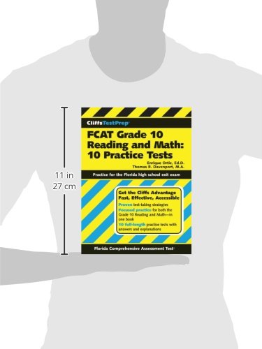 CliffsTestPrep FCAT Grade 10 Reading and Math: 10 Practice Tests - Image 3