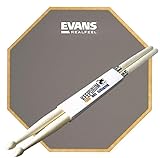 drum pad evans Ideal para ejercicios técnicos y para calentar