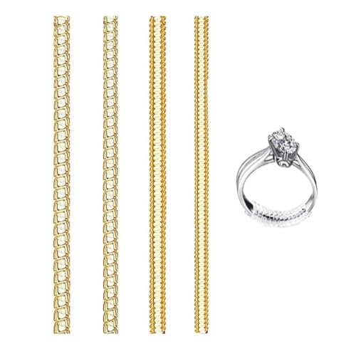 Image of Assorted Sizes Invisible Ring Sizer - Multi‑Size Transparent Adjusters, 1‑Piece Set of 4 for Loose Bands