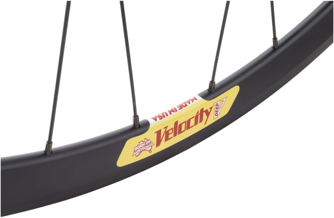 Wheel Master 700C Alloy Fixed Gear Double Wall 700C Set Velocity Deep-V Rim