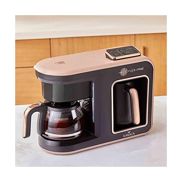 KARACA Hatır Plus Mod 5 İn 1, 750 Ml Tee/Filterkaffee & Turkischen Kaffeemaschine Black Copper, Für Kaffee, Tee… – Bild 5