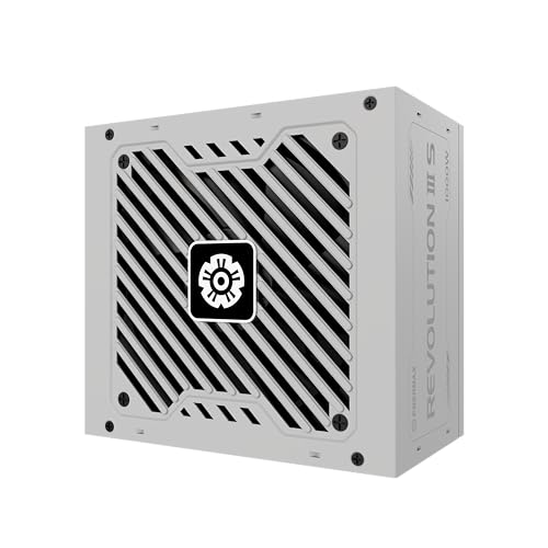 ENERMAX Revolution III S 1000 W Snow White |80 Plus Cybenetics Platinum |alimentatore completamente modulare ATX 3.1 PCIe 5.1 12V-2x6 |silenziosa ventola FDB da 120 mm Semi-fan less| 105°C jap. Caps | - Alimentatore - Immagine 4