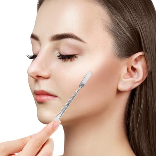 OHPHCALL Ferramenta de beleza de pá de cravo, 2 peças, extrator de aço inoxidável, ferramenta de lim