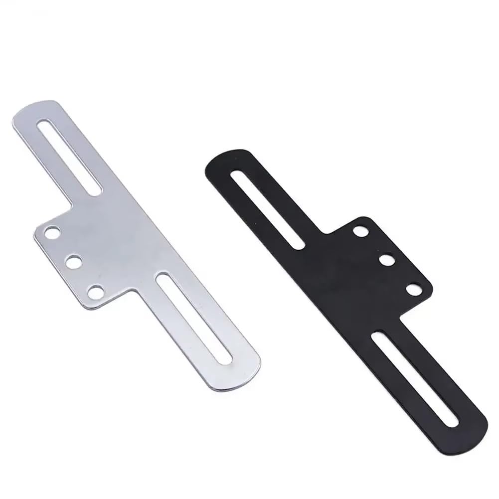 Support De Cadre Plaque D'immatriculation Moto, Feu Arrière pour ATV, Dirt Bike, Pièces Vélos Sport Rue Support Plaque D'immatriculation(Noir)