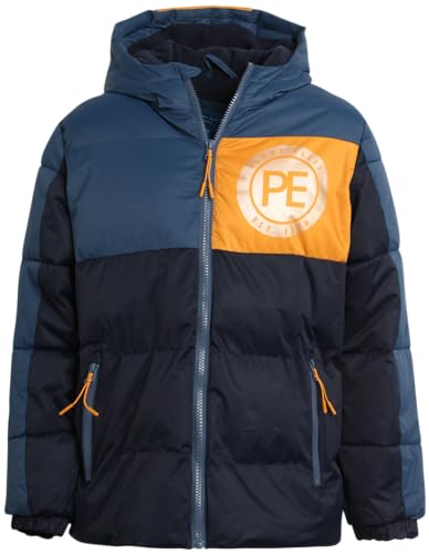 Doudoune garçon coupe-vent imperméable Perry Ellis : modèle léger matelassé polaire