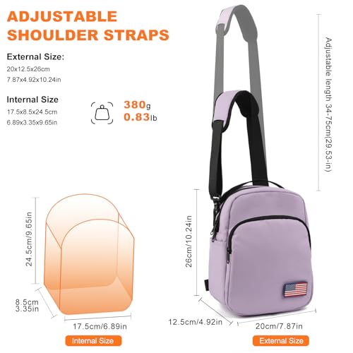 Besnfoto Camera Bag Crossbody Small Cute Camera Bag Purse Women Waterproof Leather Travel Shoulder Case Sling Designer for Mirrorless or DSLR SLR by Besnfoto - Image 7