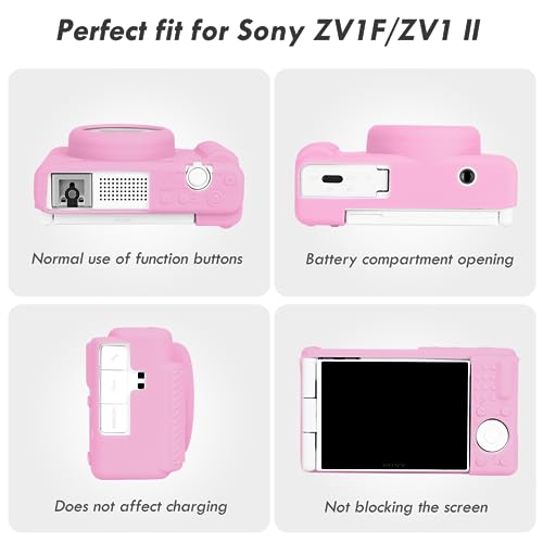 Funda para cámara Rieibi ZV-1F de silicona suave para Sony ZV1F miniatura 3