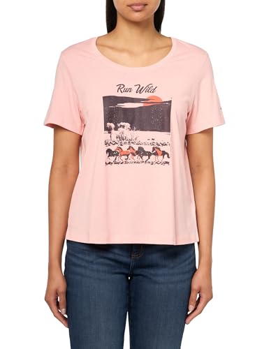 Columbia Women's Ruby Springs Graphic Scoop Neck Short Sleeve