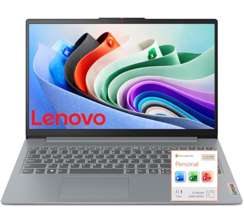 Image of Lenovo IdeaPad 15.6 inch FHD Laptop, Intel N100 Processor, 4GB RAM, 128GB SSD, 1-Year Microsoft 365 Personal with 1TB OneDrive, Wi-Fi 6, Windows 11 Home, Thin Laptop for Students, School & Everyday Use