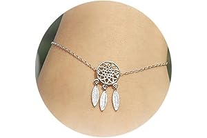 Dream Catcher Bracelet: Boho, Gold Charm, Vintage Western Jewelry