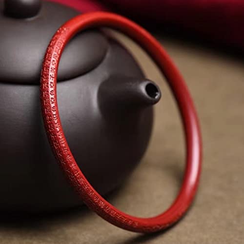Amulette bracelet cinabre de qualité supérieure pour la prospérité féminine