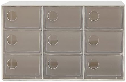 Amazon 引き出し 収納ケース ワイド 3段 幅17 奥行8 高さ10cm 小物トレー 9 透明 白 収納ケース ボックス オンライン通販