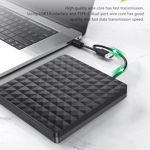 Graveur DVD portable de haute précision lecteurs optiques externes USB C finition premium