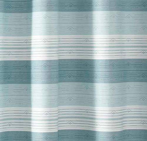 Tommy Bahama - Fabric Shower Curtain, Stylish Striped Bathroom Decor, Hook Holes Top (Hula Beach Blue, 72\" x 72\")
