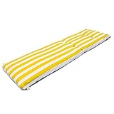 Bravo Home - Cojín de tumbona para tumbona de jardín o tumbona, medidas: 180 x 55 x 8 cm, para exterior e interior, terraza, jardín, viaje, vacaciones
