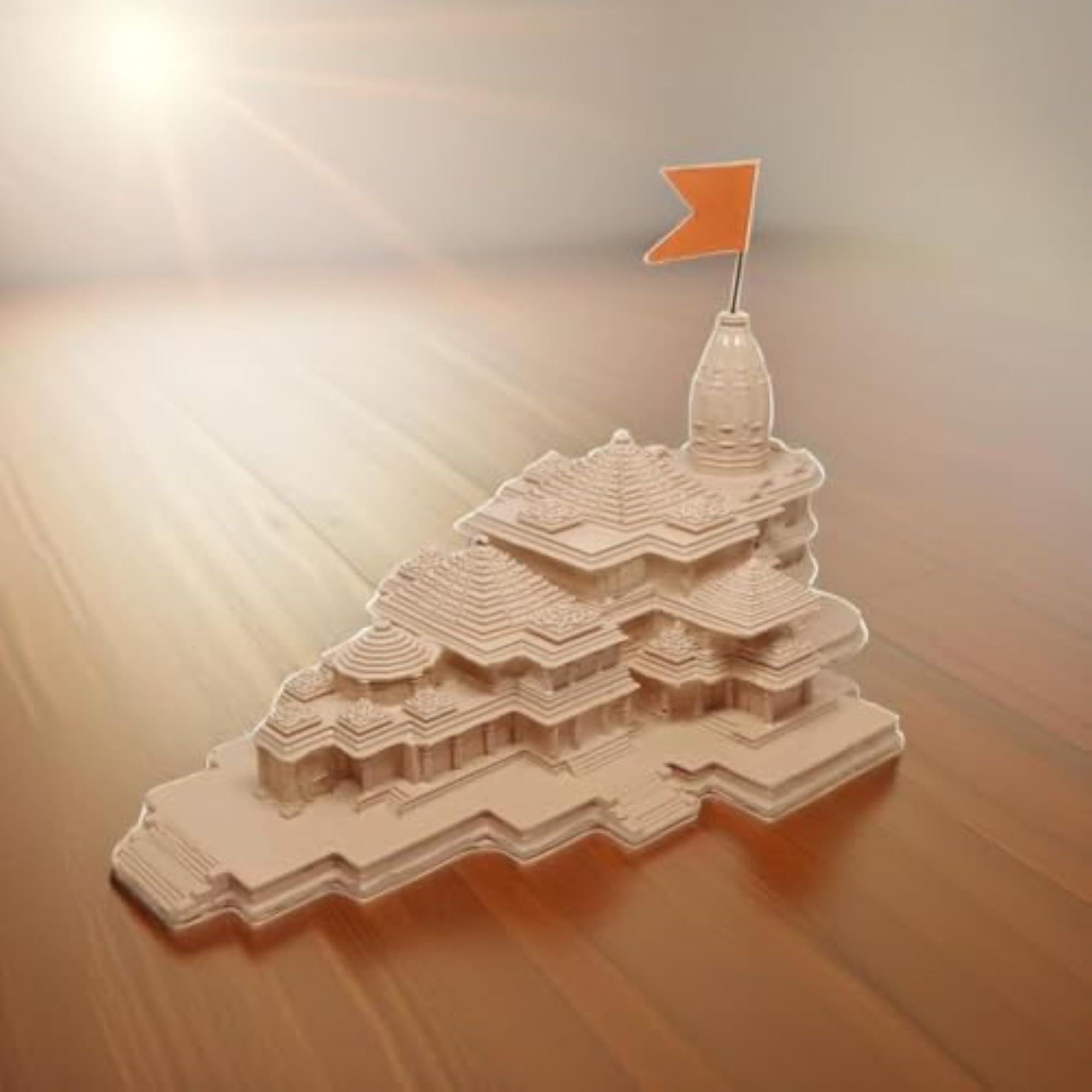 Shree Ram Mandir Ayodhya Model 3D Replica