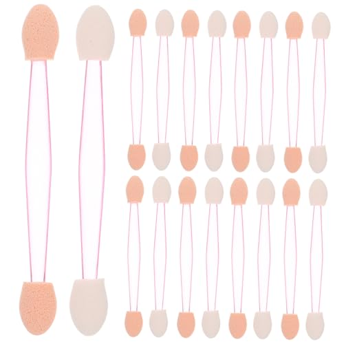 SOESFOUFU Eyeshadow Applicators Set Dual Sided Brush Short Brush for Quick Natural to Dramatic Makeup Perfect for Travel Parties Random Color