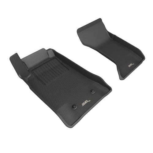 3D MAXpider Kagu Floor Mat (Black) Compatible with Mazda MX-5