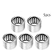 Othmro 5Pcs HK1616 Two Way Bearing 0.63inch Bore 0.87inch OD 0.63inch Width Needle Roller Bearings Bearing Steel Needle Bearings for Industrial Robots Electronic Parts Machinery