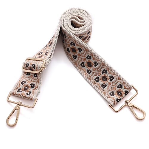 Image of Canvas Crossbody Strap for Handbags - Wide Adjustable Shoulder Strap Replacement