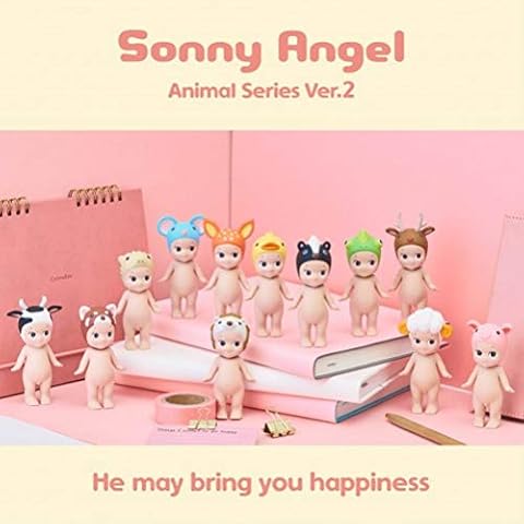 Sonny Angel Animal Series 2 Baby Figurine, Pink Cover