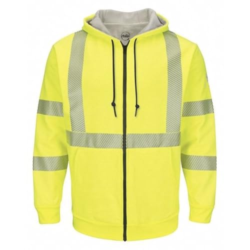 MOLLIFII Flame-Resistant Hooded Sweatshirt, M, Yllw, Mfr: SMZ4HV RG M-A