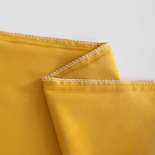 Image of NTBAY King Microfiber Pillowcases, 2 Pack, 20 x 36, Ginger Yellow