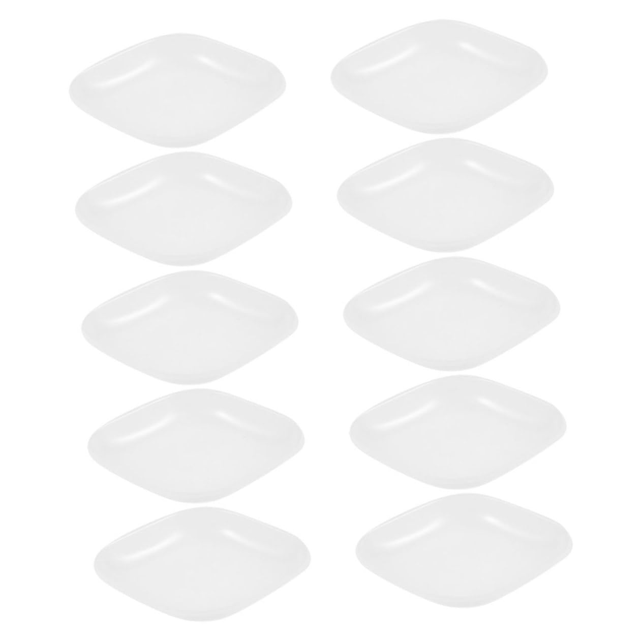 FUNOMOCYA Weighing Pans 10pcs Reusable Rhombic Weighing Trays Portable Sample Weighing Plates