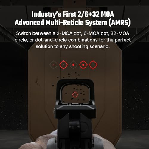 Image of OSIGHT XE AMRS Enclosed Red Dot Sight, 2 /6 & 32 MOA Multi-Reticle