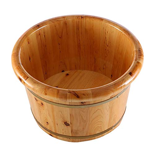 Masajeador y Spa de Pies de Madera Sólida para Pedicure