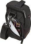AmazonBasics Fixed Zoom Or Compact System Camera Case Bag - 7 x 3.5 x 6 Inches, Black.