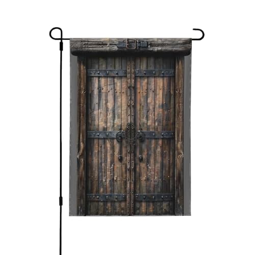 Drapeau de jardin rustique polyester 71x101cm grand pavillon extérieur double face - 2
