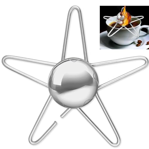 Bolas de hielo reutilizables de acero inoxidable para café miniatura 1