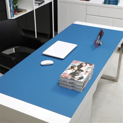 Mouse pad ordinateur LL-COEUR bleu marine en PVC durable 100cm
