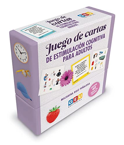 Juego de Cartas de Estimulación Cognitiva para Adultos | Juego Educativo para Trabajar la Atención, la Memoria, el Lenguaje y Las Funciones Ejecutivas