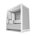 NZXT H3 Flow – Micro-ATX PC Case – Optimized Airflow – Includes 1 x 120mm Rear Fan – Supports Full-Sized GPUs – Fits 280mm Front, 240mm Top Radiator – Back-Connect Motherboard – White