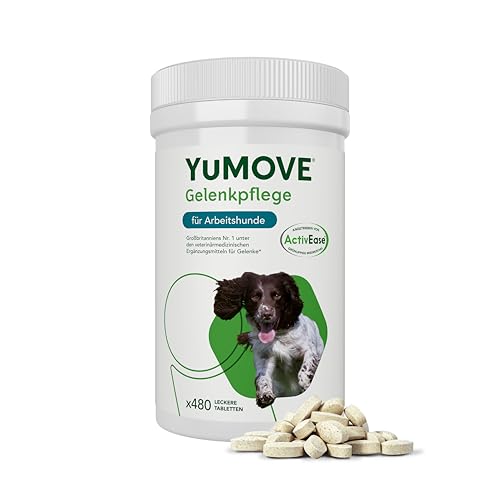 YuMOVE Gelenktabletten Hund Bis 5 Jahre 60 Stück - Patent Angemeldet ActivEase Grünlippmuschel Hund  Glucosamin Junge Hunde - Frühzeitige Unterstützung Gelenke  Beweglichkeit - Hunde Gelenktabletten