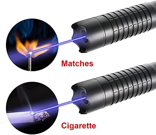 SOWL Torch Blue Light High Power Torches Camping Lights Multifunctional Rechargeable Torch Adjustable Focus for Camping, Hiking, Fishing, Hunting