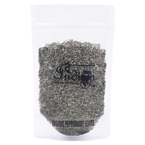 Image of The Indian Chai - Organic Peppermint Tea 50g in Zipper Bag | Caffeine-Free Herbal Aromatic Mint Infusion | Refreshing Mint Burst for Night Time Relaxation