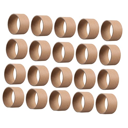 LIFKOME 20Pcs Brown Cardboard Tubes for Crafts Versatile DIY Painting Rolls for Art Projects for and Creative Activities