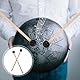 1 Paar Gummi Xylophon Mallet Percussion mit Holz Griff Schlägel Percussion Sticks Gummi Schlägel Sticks mit Holz Griff