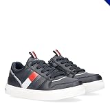 Tommy Hilfiger Kinder Schuhe Sneaker - Low Cut Lace-Up Turn-Schuh, Farbe:Blau, Schuhe NEU:EU 33