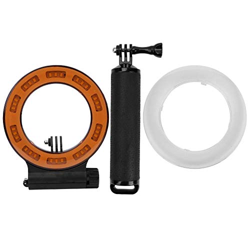 Acouto Diving LED Fill Light, Amphibious Photography LED Diving Fill Light 40m Waterproof with Float Rod for OSMO XiaoYi SJCAM