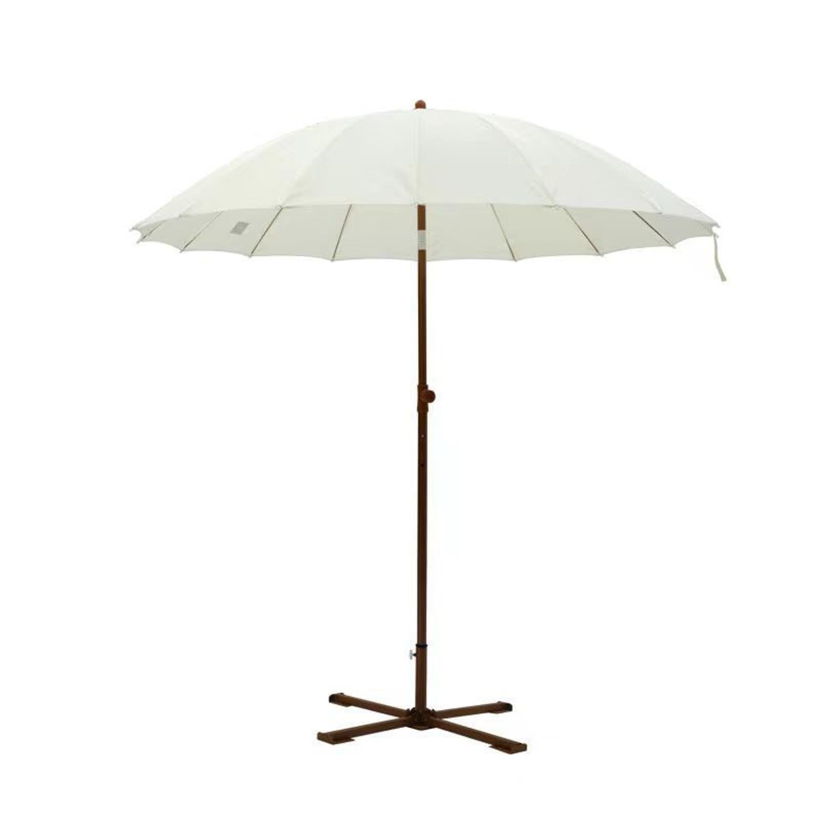 Amazon.co.jp: ガーデンパラソル ビーチパラソル 白 ビーチパラソル uv