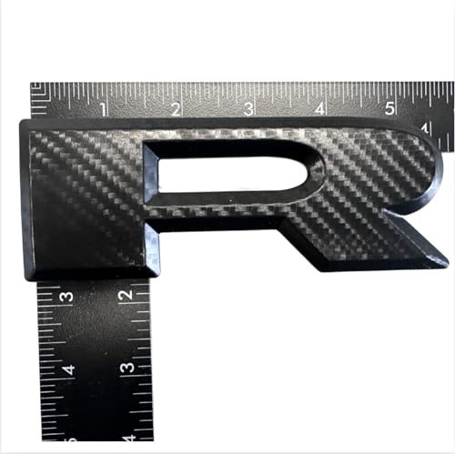 Image of AUTOGEM 2019-2025 RAM 1500 Grille Emblem Carbon Decal Finish Black Front Truck Badge Clip Mount