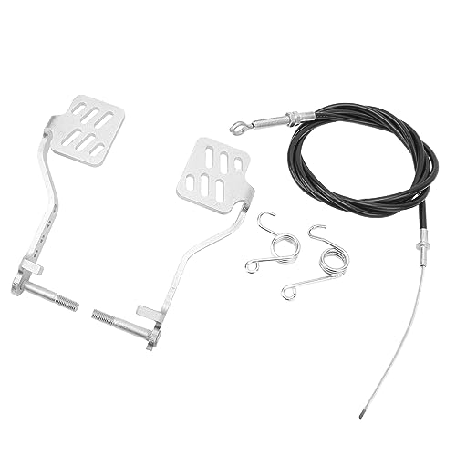 Go-Kart-Pedal-Set, 1 Paar, Langlebig, Leicht, Bremspedal-Rückholfeder, Rostbeständig, für Azusa Fun Kart Carter Go Kart
